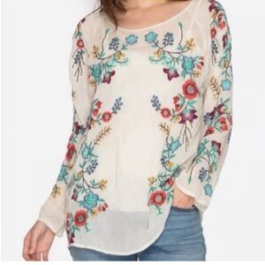 Johnny Was Embroidered Top